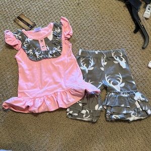 Little girl short set